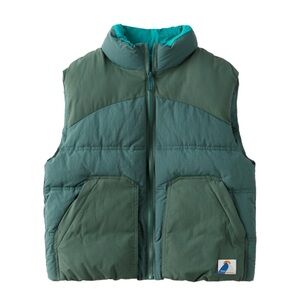 Zara Kids Teal and Green Puffer Vest